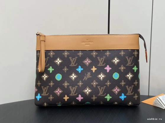 WIS VOYAGE VUITTON POCHETTE LOUIS SOUPLE-32*21*8CM 1013